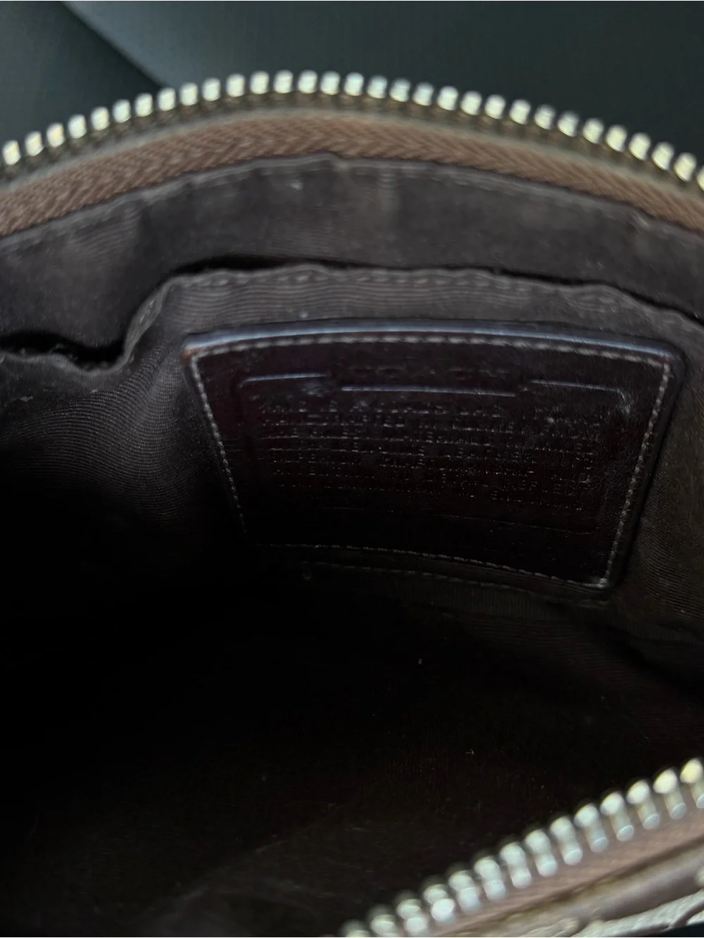 Vintage Coach Brown Signature Soho Mini Baguette Shoulder Bag - Picture 4 of 14